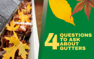 4 Questions to ask about gutters